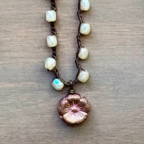 Raspberry Shimmer Necklace