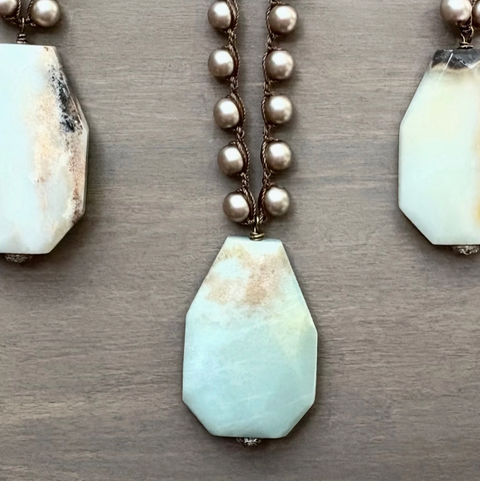 Amazonite Stone Necklace