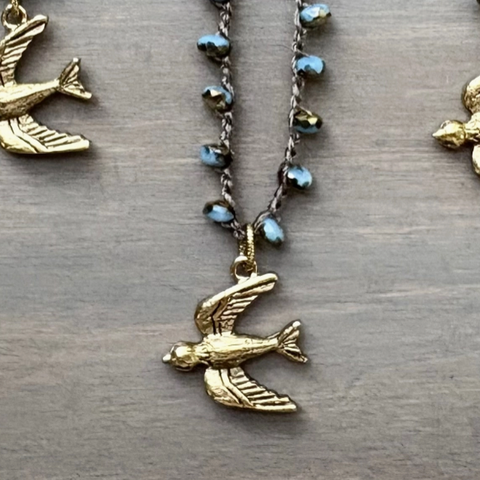 Golden Wings Necklace