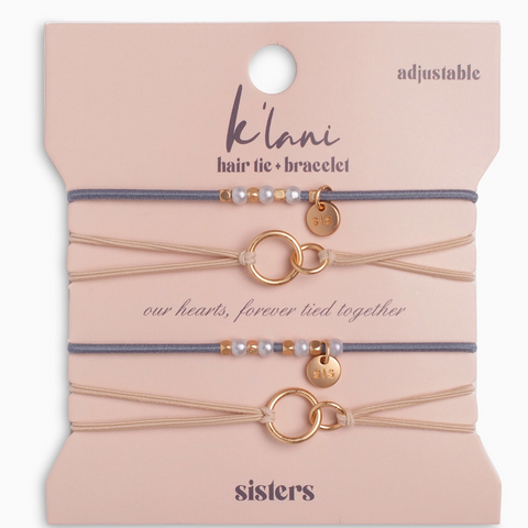 Sisters Hair Tie Bracelet