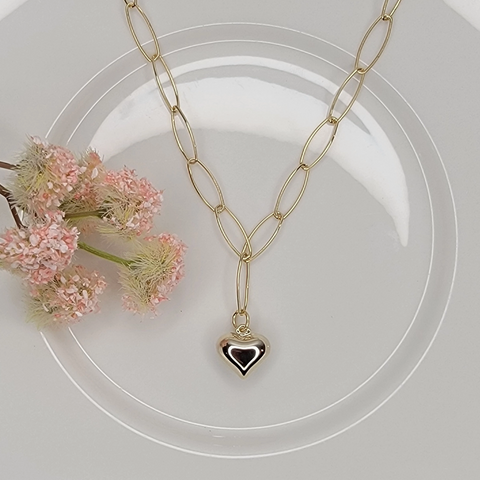 Heart Link Necklace