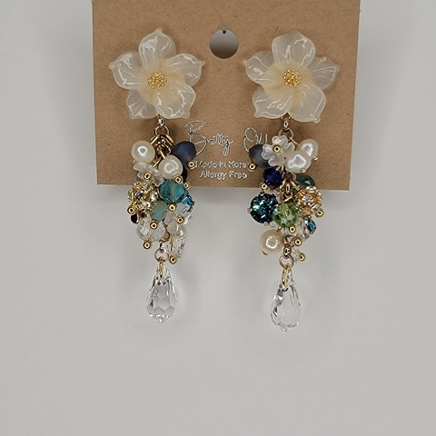 Floral Dangle Earrings