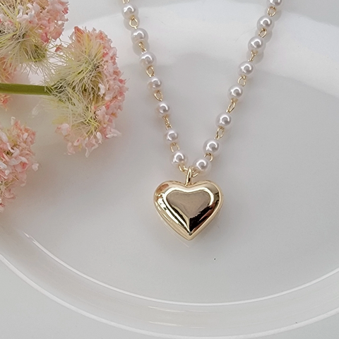 Bubble Heart Necklace