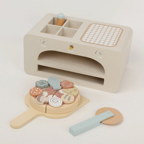 Wooden Pizza Oven Set