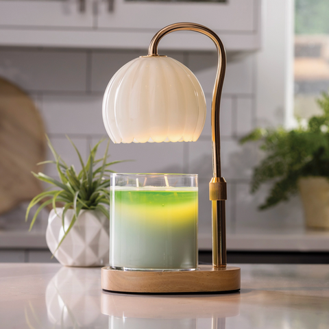 Milk Glass Candle Warmer