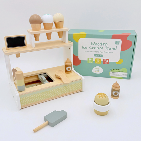 Wooden Ice Cream Stand