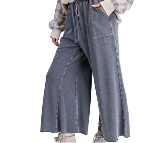 Terry Knit Pant - Ash