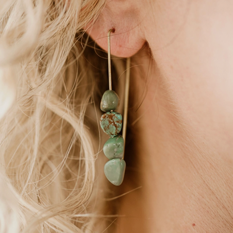 Turquoise River Earrings