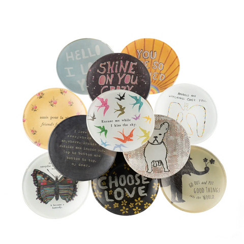 Kiss The Sky Decoupage Plate