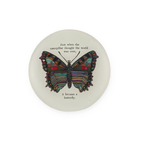 Butterfly Decoupage Plate