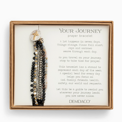 Beaded Prayer Bracelet - Black