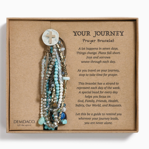 Beaded Prayer Bracelet - Turquoise