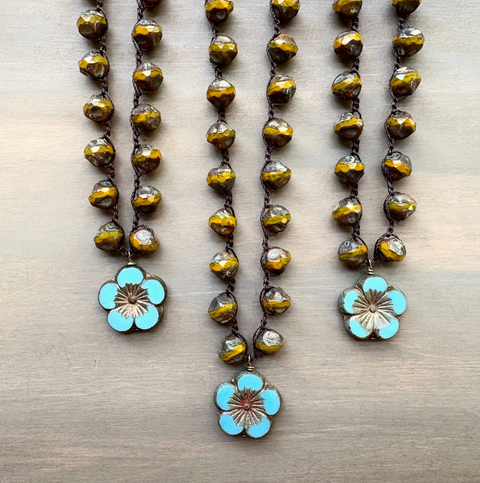Marigold Crystal Necklace