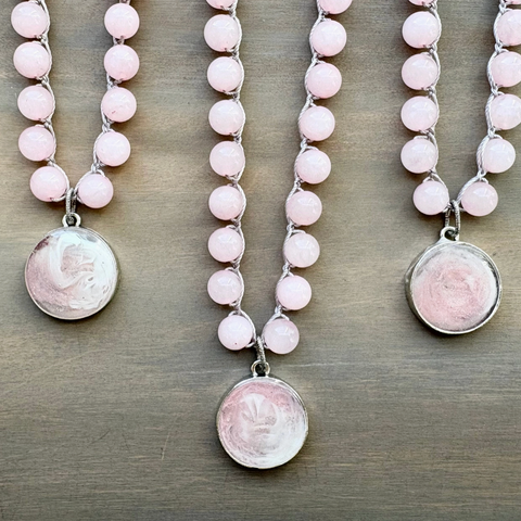 Rose Quartz Portal Necklace