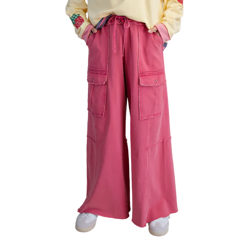 Cargo Pant - Raspberry
