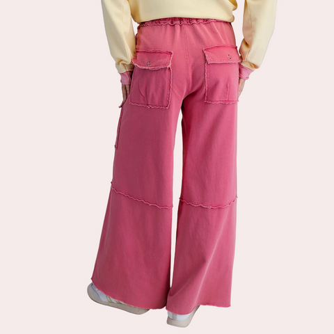 Cargo Pant - Raspberry