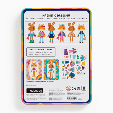 Rainbow Fashion Magnetic Play Set