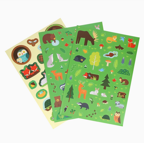 Wild Woodland Sticker Book