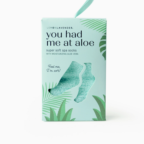 Lemon Lavender Aloe Socks