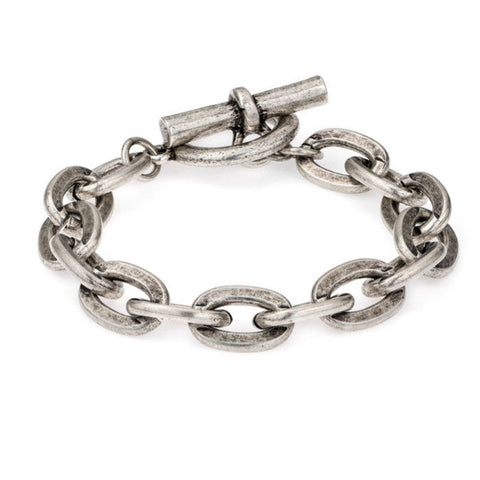 Silver Lourdes Chain Bracelet