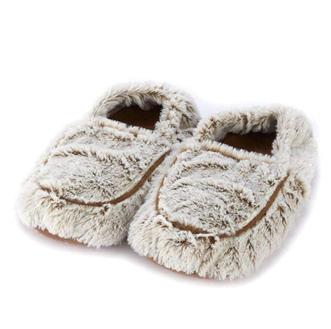 Warmies Slippers Brown Marshmallow