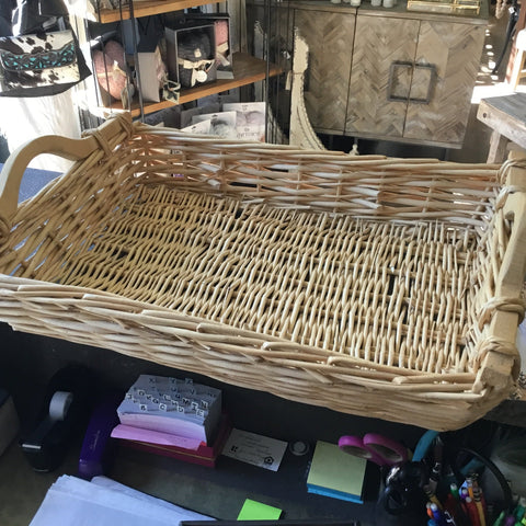 Wicker 22” x 15”  Tray