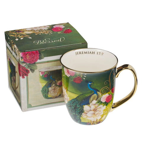 Blessed Peacock Mug