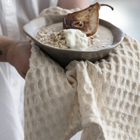 Waffle Weave Tea Towel - Natural