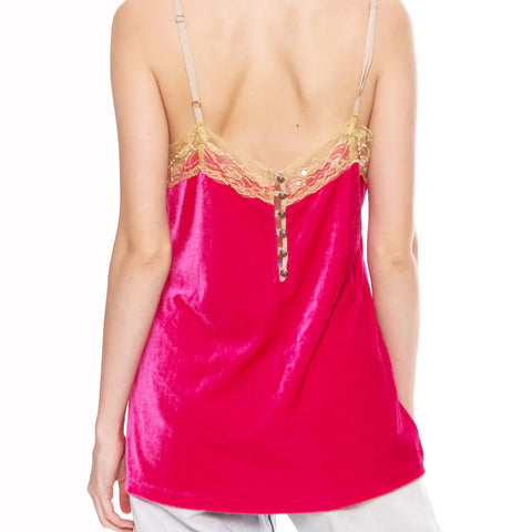 Velvet Dreams Cami - Rosa