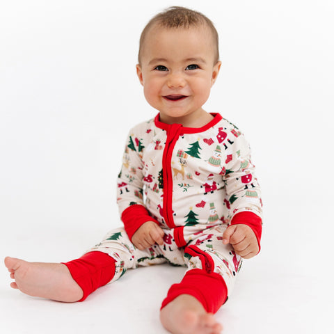 Cozy Christmas Footie Pajama