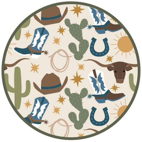 Howdy Western Footie Pajama