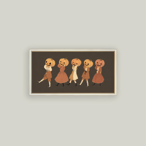The Pumpkin Parade: 11" x 6"