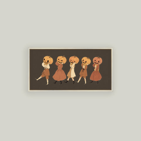 The Pumpkin Parade: 11" x 6"