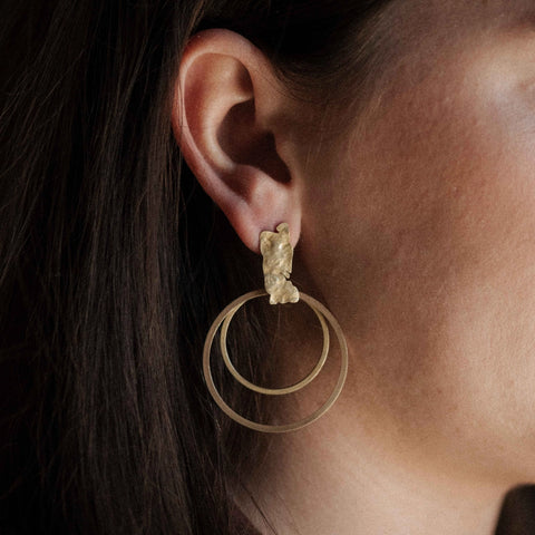 Renko Stud Earrings
