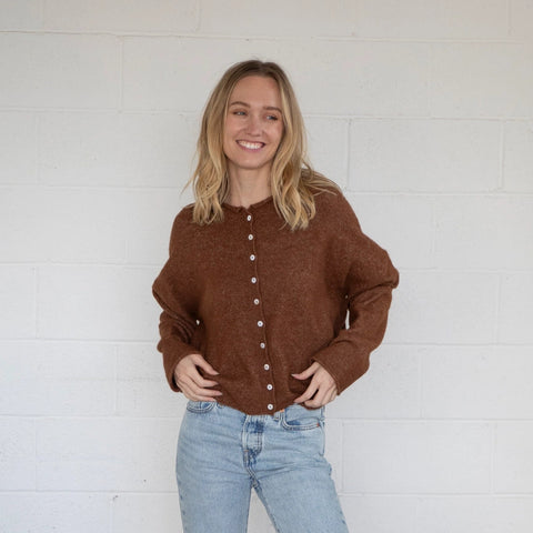 Piper Cardigan - Brown