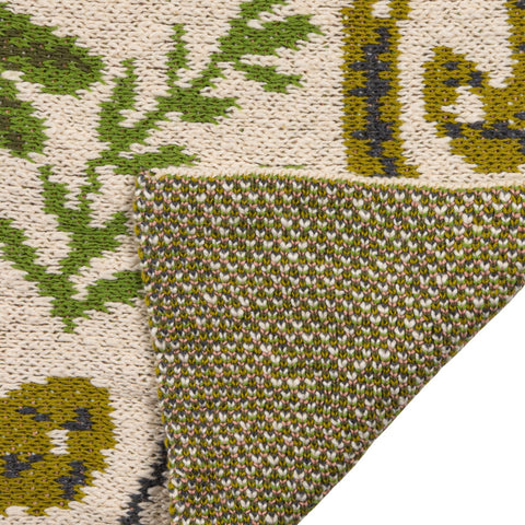 Cotton Knit Baby Blanket - Snakes