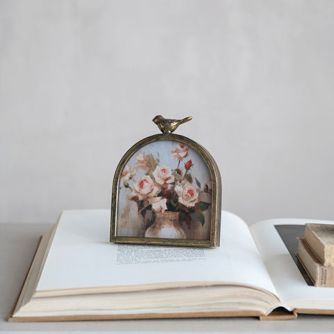 Bird Finial Photo Frame