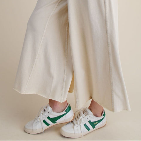 Terry Knit Pant - Ecru