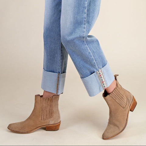 Leslie Washed Denim Pant