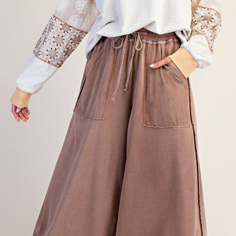 Mocha Floral Pant